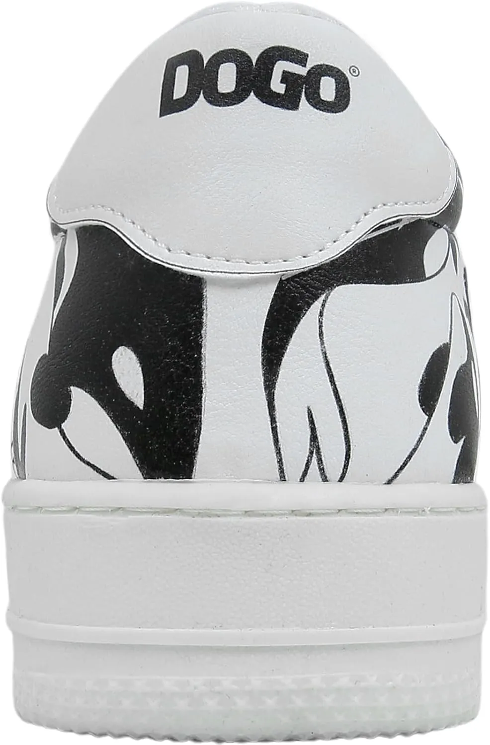 White Sneakers for Women - Handmade Women's Fashion Sneakers, Vegan Leather and Unique Design Dice Sneakers