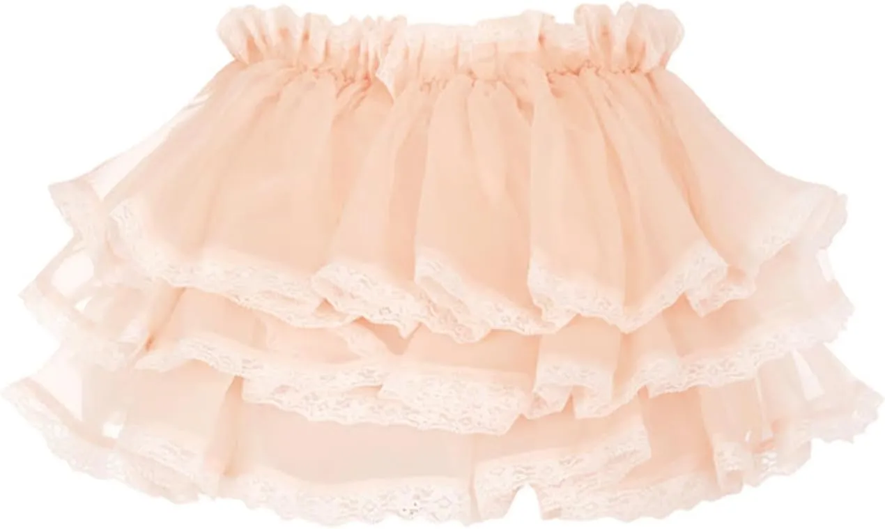 Woman Sexy Layered Ruffled Mini Skirt High Waist Mesh Tulle Tutu Skirt Sweet A Line Skirt y2k Lace Trim Skirts