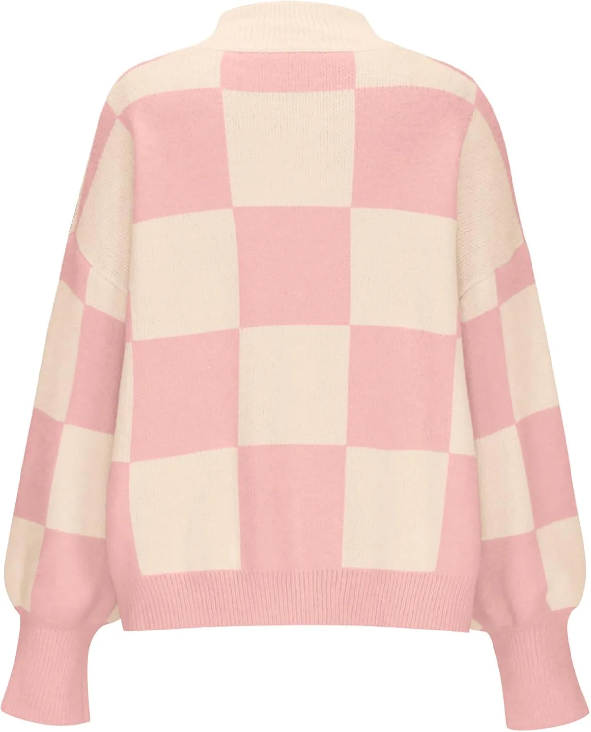Women's 2024 Fall Fashion Long Sleeve Crewneck Sweaters Color Block Ribbed Knit Loose Pullover Sweater Tops Winter