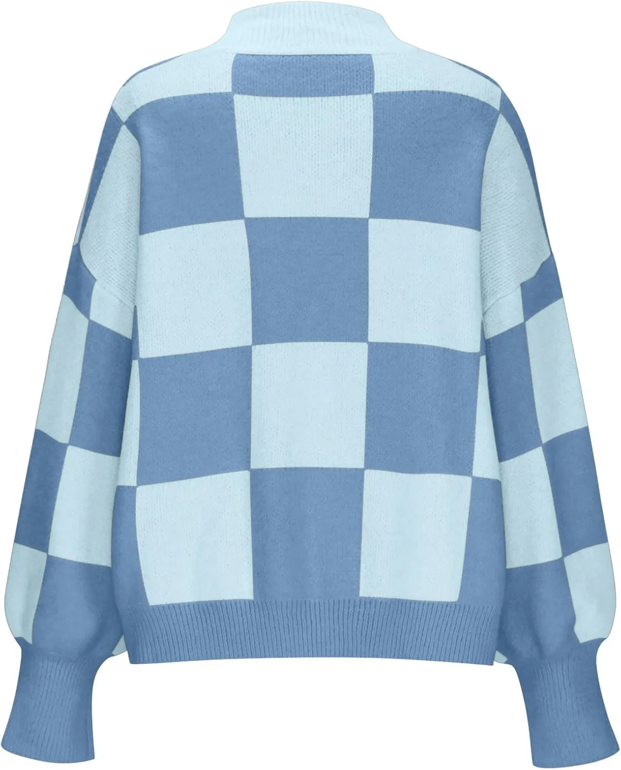 Women's 2024 Fall Fashion Long Sleeve Crewneck Sweaters Color Block Ribbed Knit Loose Pullover Sweater Tops Winter
