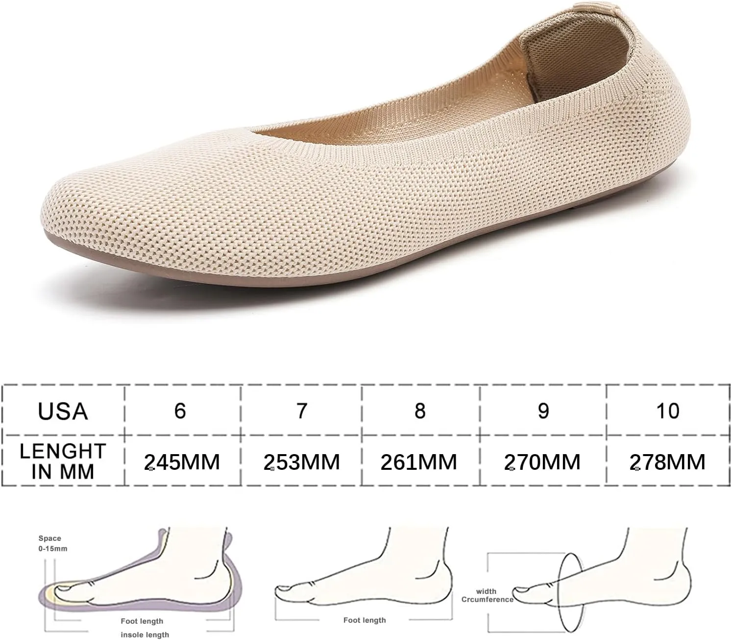 Women's Ballet Flats Dress Shoes for Women, Women Classic Round Toe Slip On Flat Walking Shoes, Women Casual Comfortable Soft Knit Black Leopard Flats Shoes