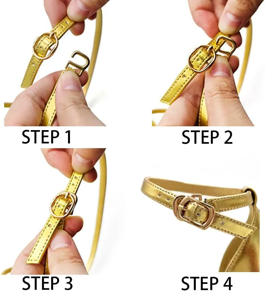 Women's Block Heels 4 Inch Platform Braid Knot Ankle Strap Lady Heeled Sandals FZ319