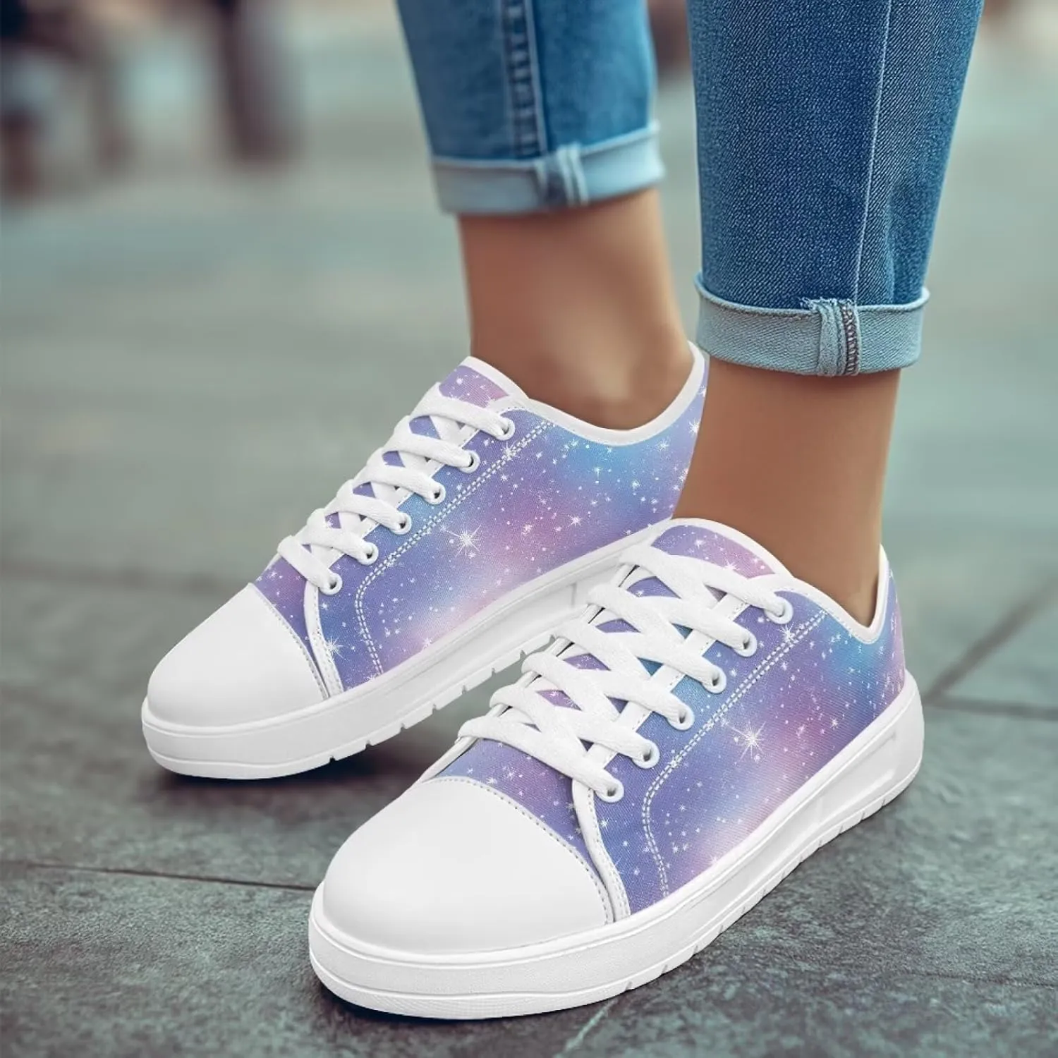 Women's Casual Fashion Canvas Sneakers Hand Free Low-Top Sneakers Lightweight Slip-On Loafers Walking Driving Shoes