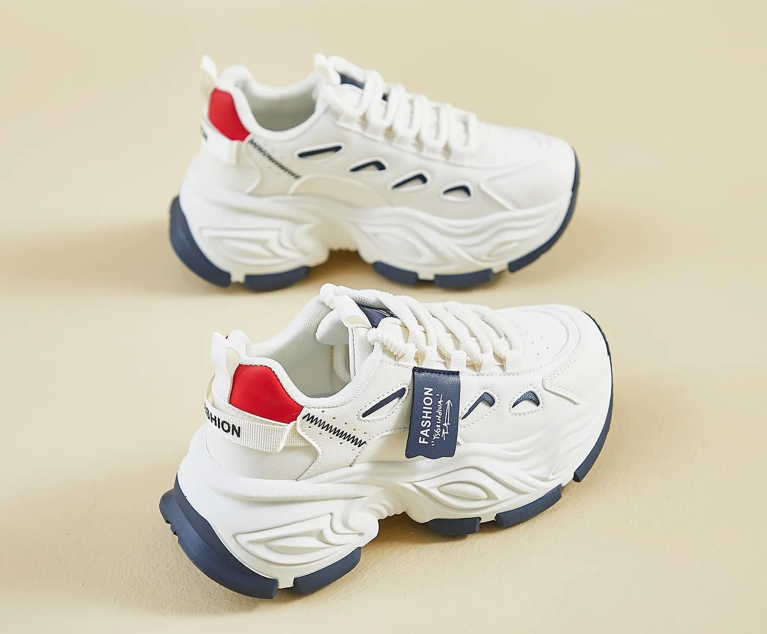 Women's Casual Platform Sneakers Y2K Cute Comfort Walking Shoes Sport Work Campus