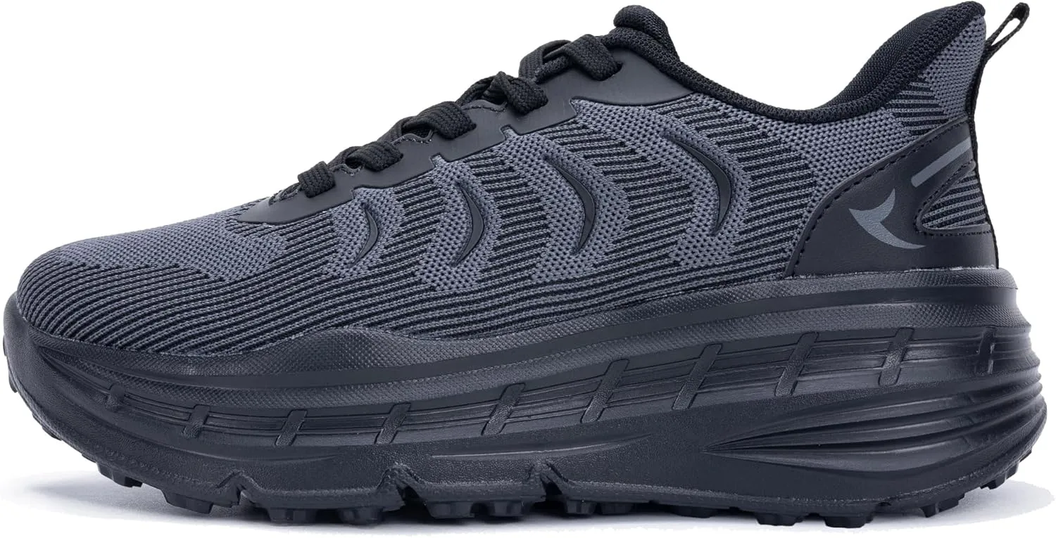 Women's Chunky Platform Sneakers LYNSS 1.0 Lightweight Walking Lace-up Memory Foam Comfortable Casual Sneakers