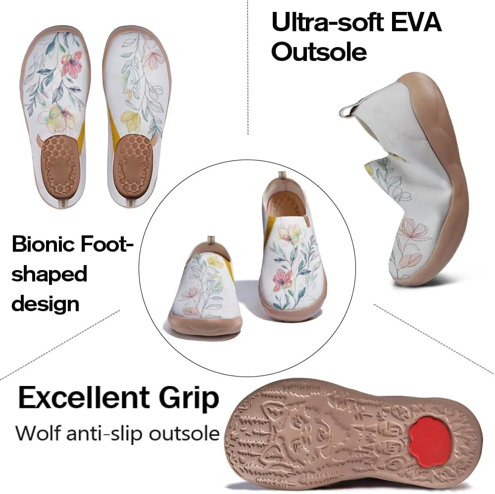 Women's Colorful Casual Loafers Travel Sneakers Fashion Art Painting