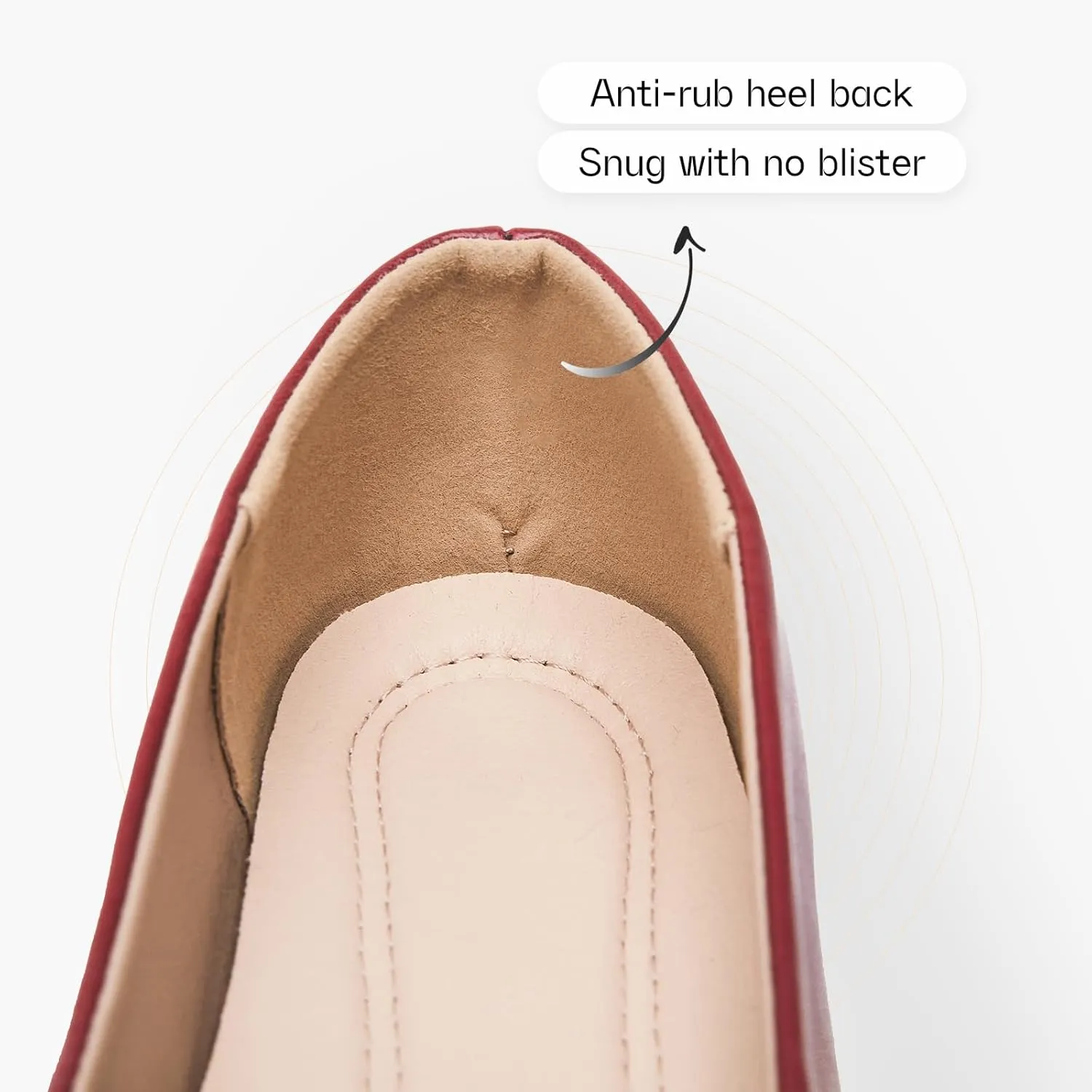 Women's Comfortable Black Leather Dress Ballerina Flats for Office and Work