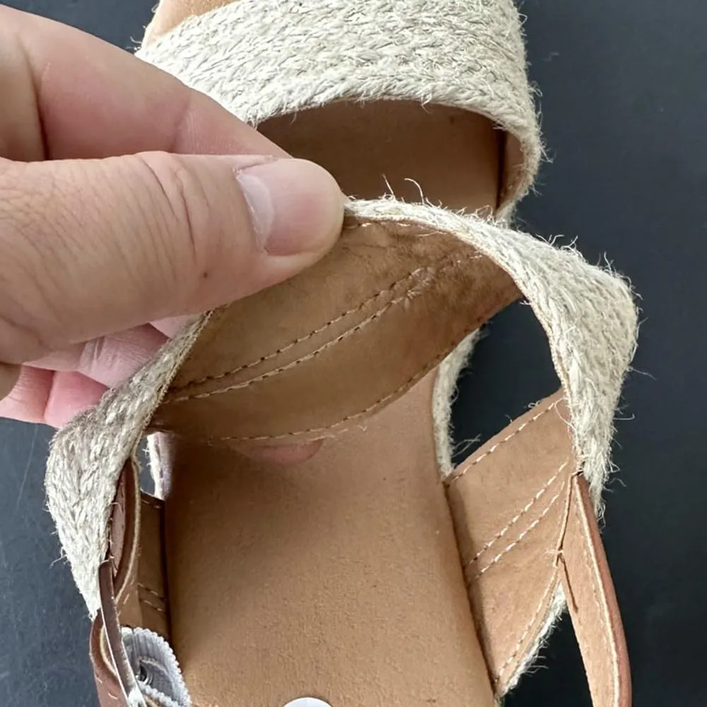 Women's Espadrille Platform Sandal with Adjustable buckle Wedges Slides Beach Summer Sandals 2025