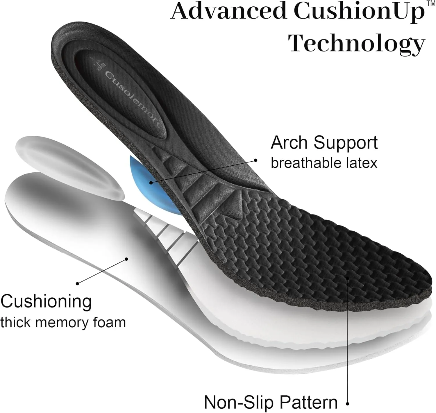 Women's Flats with Arch Support, Square Toe Ballet Flats, Comfortable Slip On Knit Dress Shoe, Anti-Loose Shoe Band Included 6-11