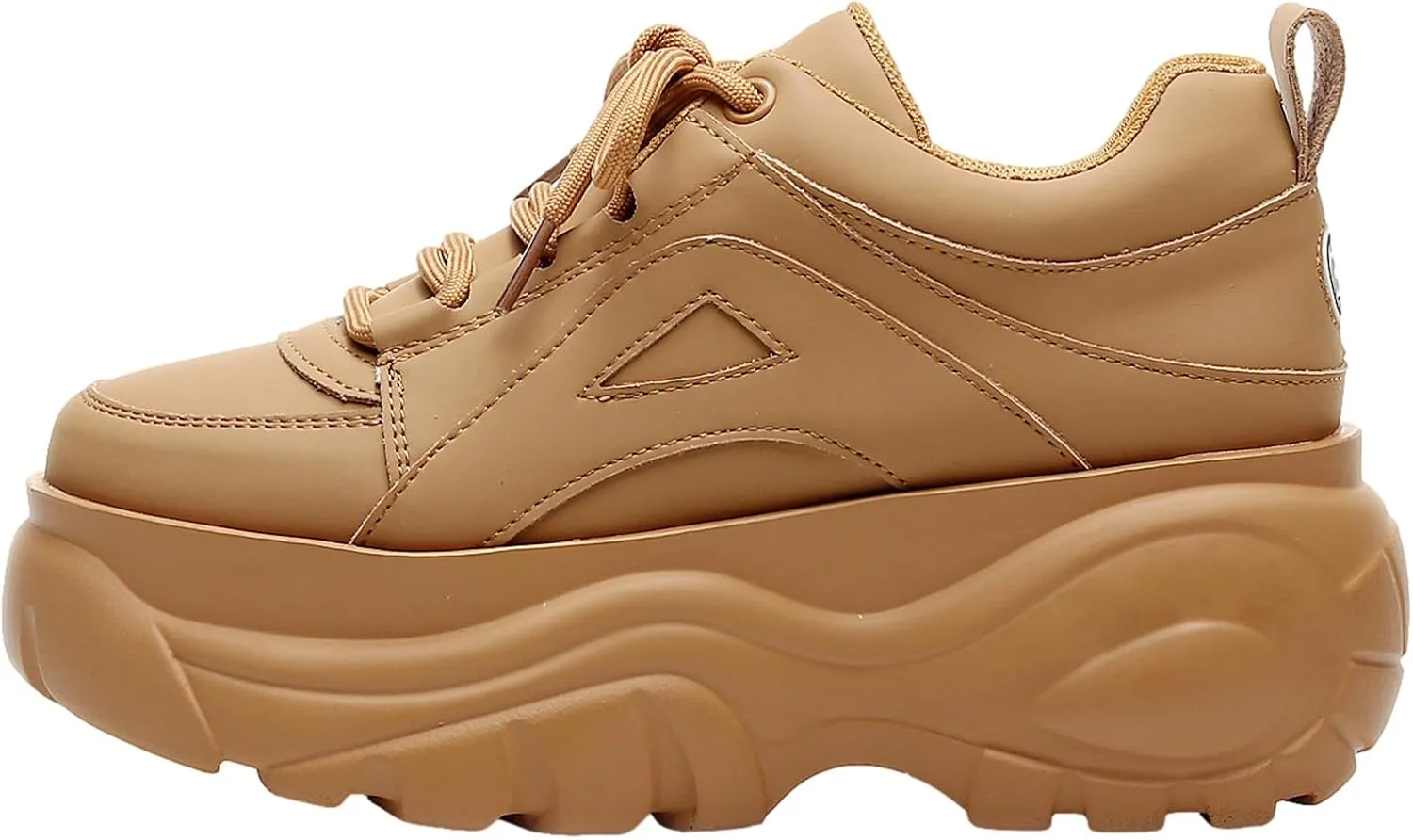 Women's High Platform Chunky Sneakers Lace-up Casual Dad Shoes