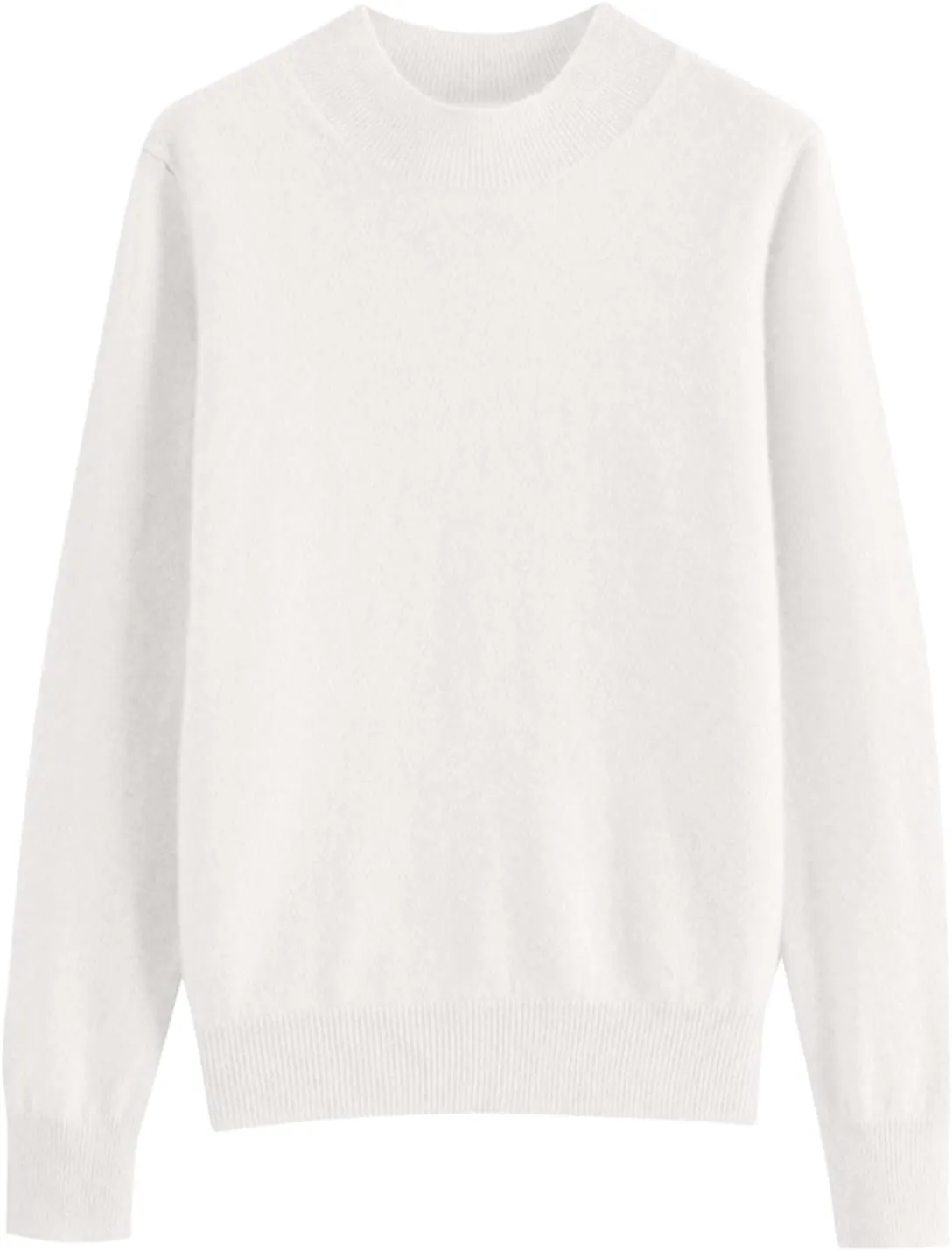 Womens Lightweight Sweaters Warm Cozy Soft Long Sleeve Mock Neck Knit Pullover Sweater Winter Basic Tee Tops