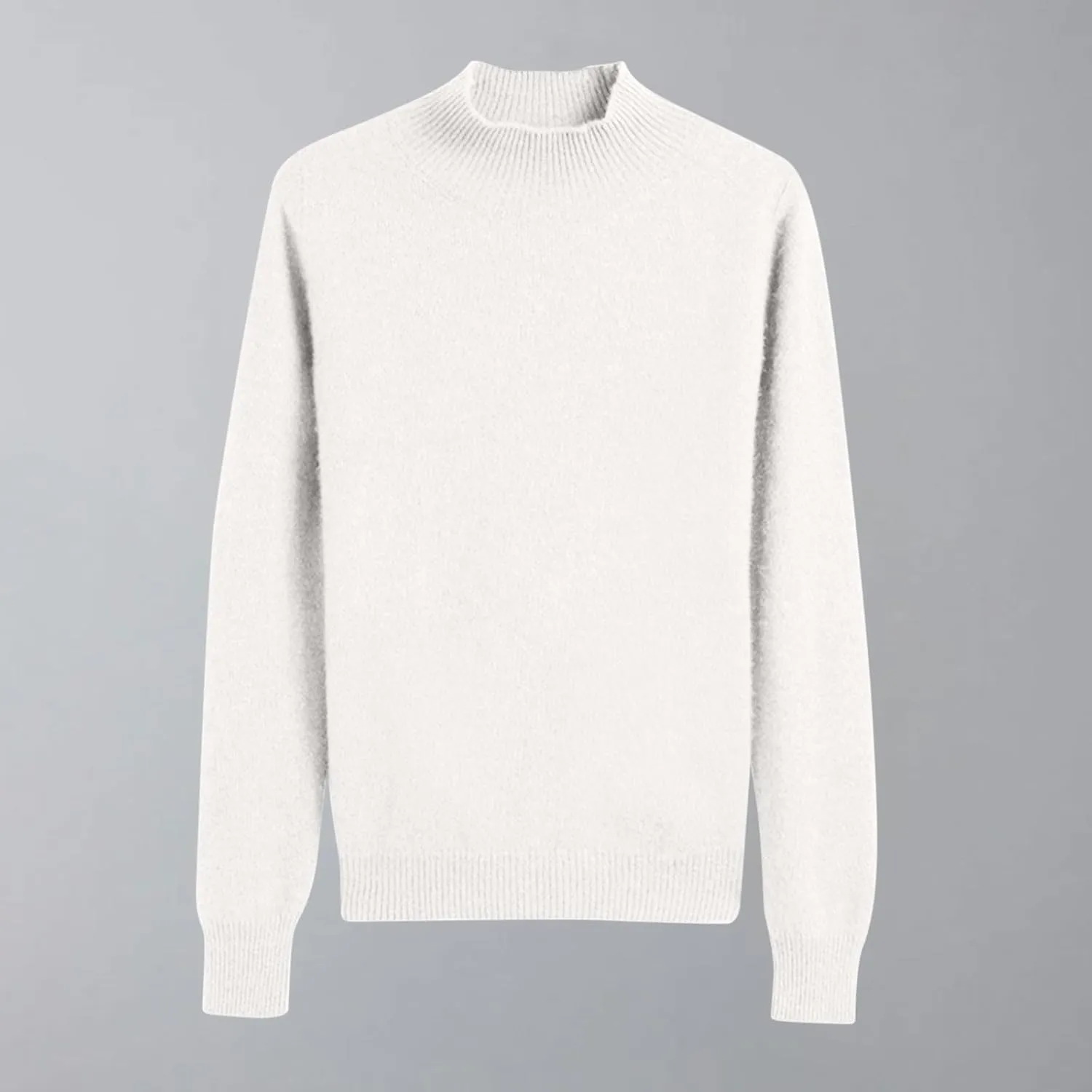 Womens Lightweight Sweaters Warm Cozy Soft Long Sleeve Mock Neck Knit Pullover Sweater Winter Basic Tee Tops