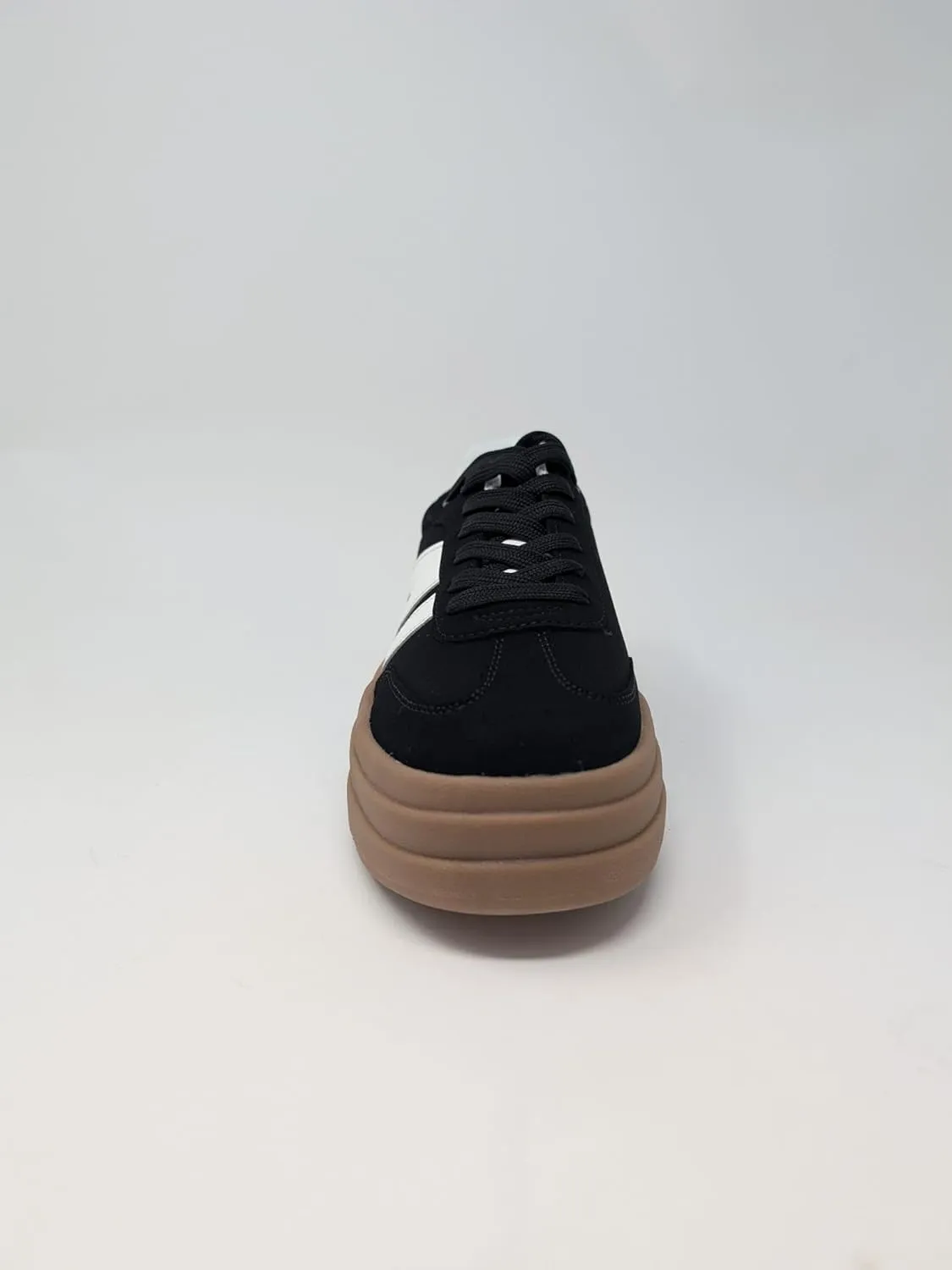 Women's Low Top Chunky Platform Sole Lace Up Sneakers