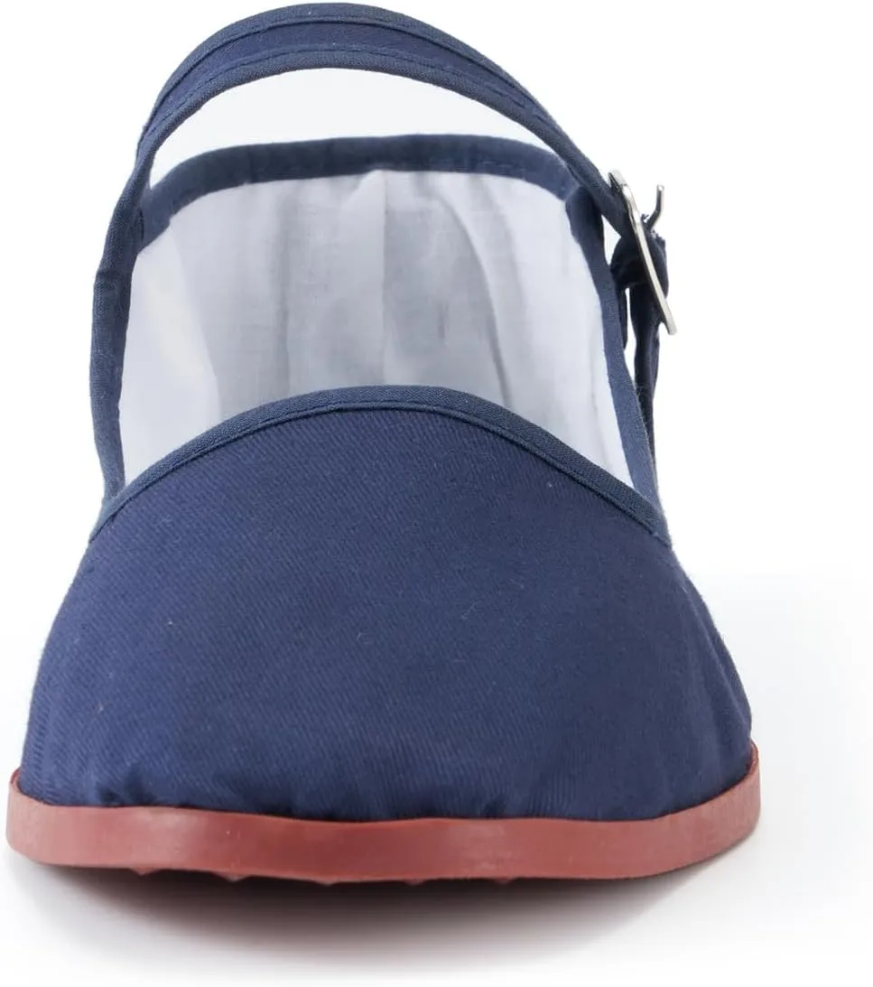 Women’s Mary Jane Flats, Classic Cloth China Flats, Chinese Slippers for Women, Kung Fu Shoes, China Doll Shoes, Tai Chi Shoes