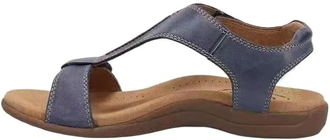 Women's Orthopedic Arch Support Sandals Comfortable Thong T-Strap Orthotic Casual Flat Sandals