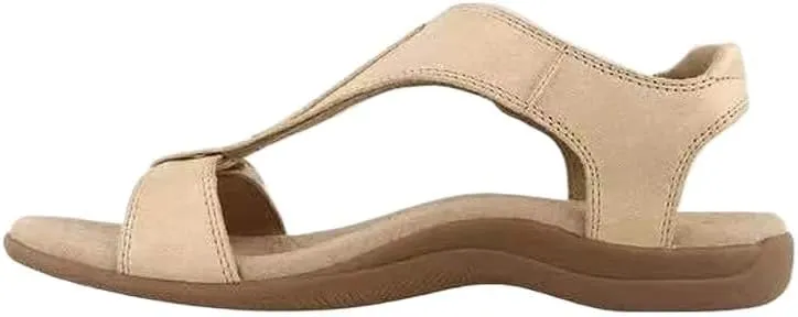 Women's Orthopedic Arch Support Sandals Comfortable Thong T-Strap Orthotic Casual Flat Sandals