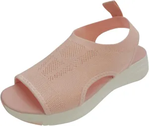 Women's Orthopedic Sandals Open Toe Slingback Wedge Sports Sandals Arch Support Sandals Comfort Walking Tennis Shoes