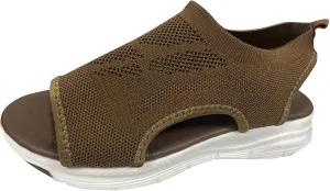 Women's Orthopedic Sandals Open Toe Slingback Wedge Sports Sandals Arch Support Sandals Comfort Walking Tennis Shoes