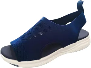 Women's Orthopedic Sandals Open Toe Slingback Wedge Sports Sandals Arch Support Sandals Comfort Walking Tennis Shoes