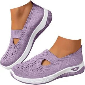 Womens Orthopedic Shoes Diabetic Walking Shoe Diabetic Mesh Hands Free Slip on Breathable Comfortable Casual Sneakers