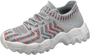 Women's Orthopedic Sneakers Walking Shoes for Plantar Fasciitis Relief Hands Free Slip Ins Breathable Comfortable Shoe