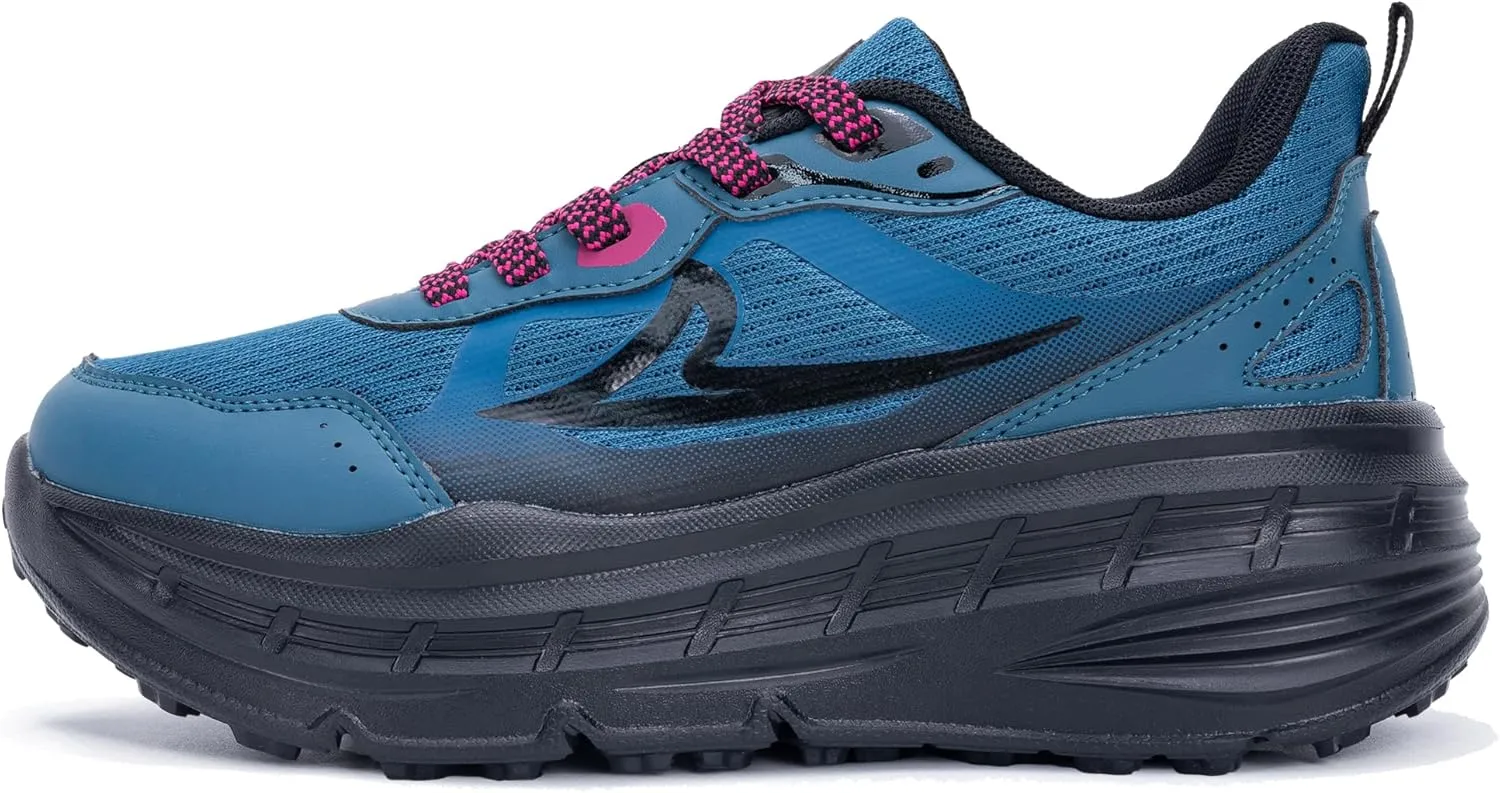 Womens Platform Shoes Fashion Chunky Sneakers Comfortable Casual Wide Width Walking Tennis Shoes