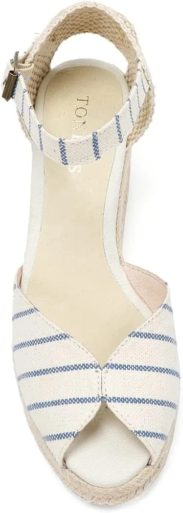 Women’s Platform Wedges Espadrilles, 3" Wedge, Soft Ankle-Tie Strap, Closed Toe, Classic Summer Sandals