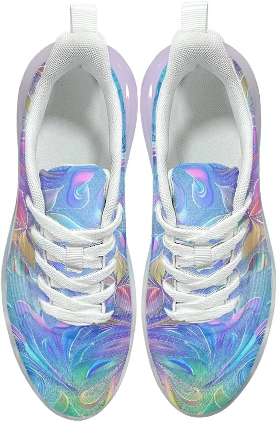 Women's Running Sneakers Lightweight Air Cushion Shoes Breathable Sports Tennis Shoes Non Slip Casual Walking Shoes US 6-11