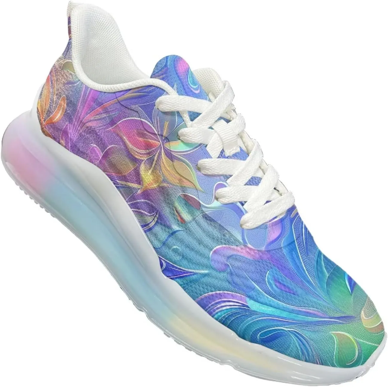 Women's Running Sneakers Lightweight Air Cushion Shoes Breathable Sports Tennis Shoes Non Slip Casual Walking Shoes US 6-11