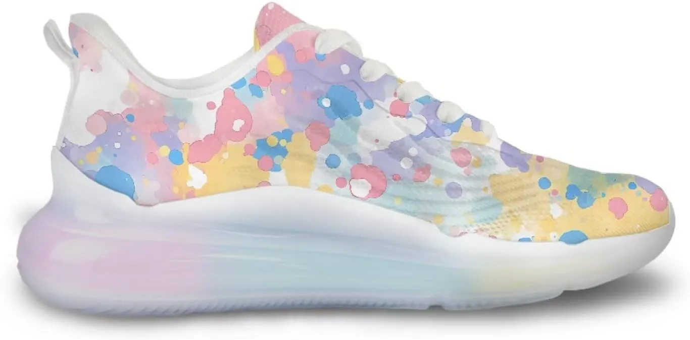 Women's Running Sneakers Lightweight Air Cushion Shoes Breathable Sports Tennis Shoes Non Slip Casual Walking Shoes US 6-11