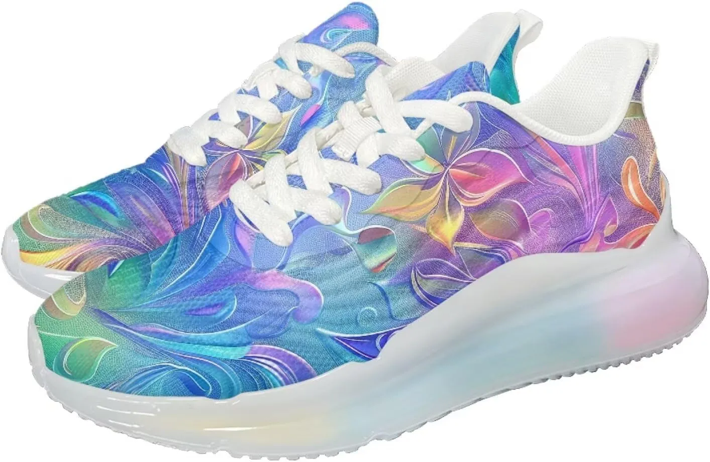Women's Running Sneakers Lightweight Air Cushion Shoes Breathable Sports Tennis Shoes Non Slip Casual Walking Shoes US 6-11