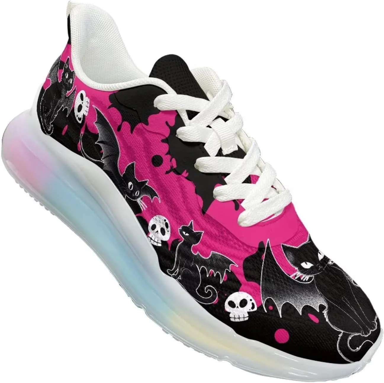Women's Running Sneakers Lightweight Air Cushion Shoes Breathable Sports Tennis Shoes Non Slip Casual Walking Shoes US 6-11