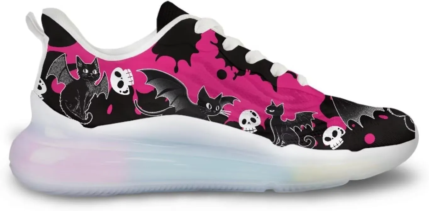 Women's Running Sneakers Lightweight Air Cushion Shoes Breathable Sports Tennis Shoes Non Slip Casual Walking Shoes US 6-11