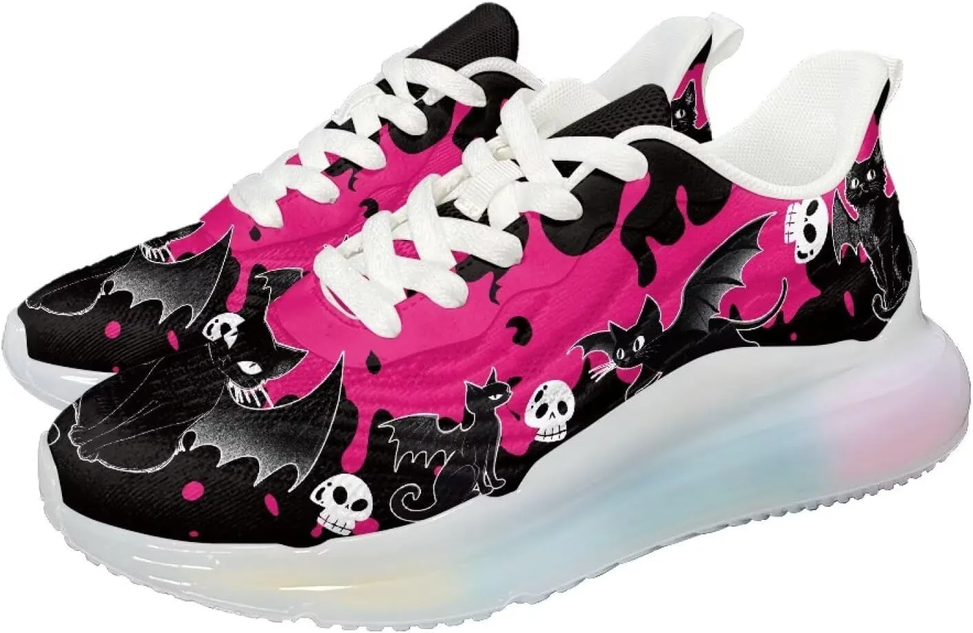 Women's Running Sneakers Lightweight Air Cushion Shoes Breathable Sports Tennis Shoes Non Slip Casual Walking Shoes US 6-11