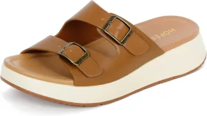 Womens Sandals Platform Double Strap Comfortable Slide for Summer Size 6-11