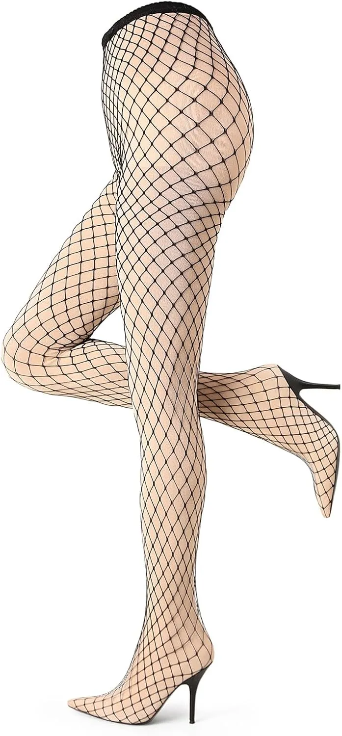Women's Suede Over-the-Knee Boots - Mesh Stretch Pull-On Stiletto High Heels Sexy Thigh-High Boots for Party and Night Out
