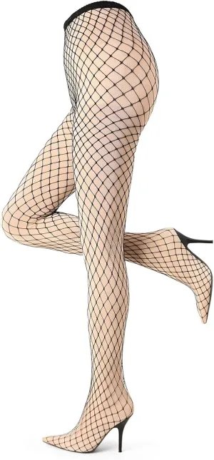 Women's Suede Over-the-Knee Boots - Mesh Stretch Pull-On Stiletto High Heels Sexy Thigh-High Boots for Party and Night Out