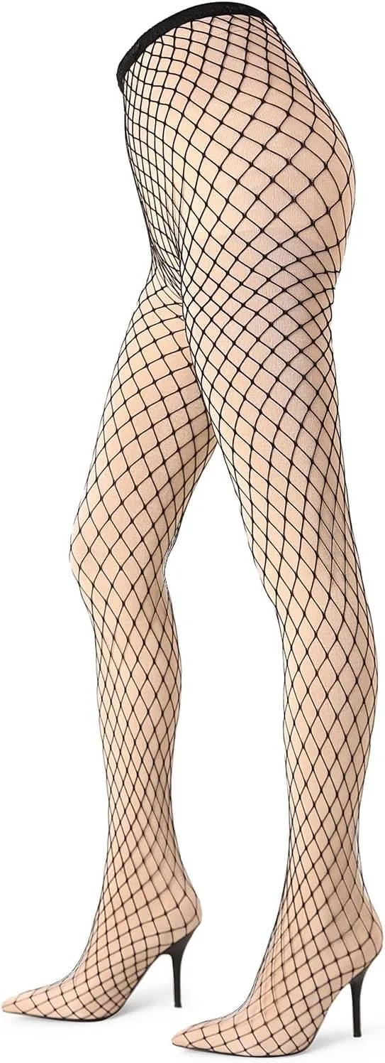 Women's Suede Over-the-Knee Boots - Mesh Stretch Pull-On Stiletto High Heels Sexy Thigh-High Boots for Party and Night Out