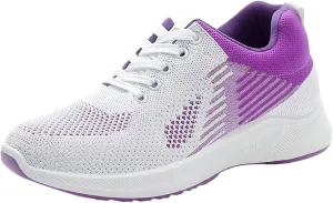Womens Walking Sneakers Tennis Shoes Lightweight Casual Sneakers Slip On Running Shoes Sport Workout Shoes Sneakers