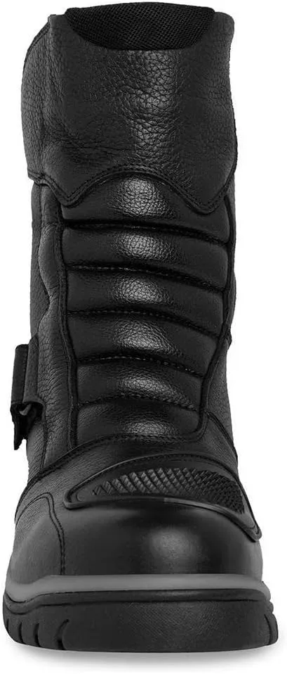 WORKLAND 77418 Motorcycle Boots Men - Leather Boots with Protections - Motorcycle Shoes for Men - Rubber Sole Slip Resistant and Reflective Motorcycle Riding Boots - Botas para Motocicleta Hombre