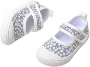 YIBLBOX Girl Canvas Sneakers Toddler Girl Mary Jane Flats Casual School Uniform Loafers Dress Shoe