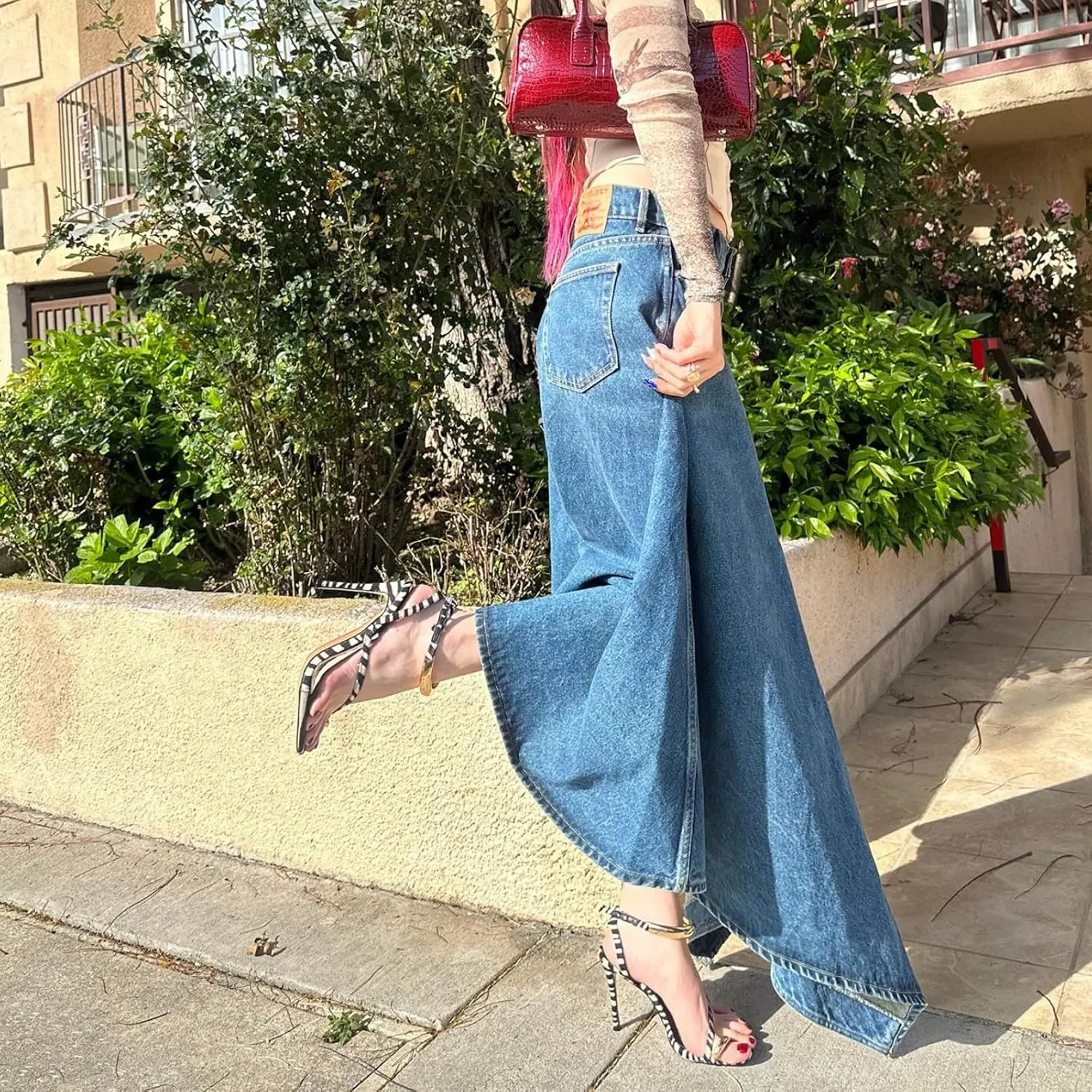 Yishaweiqi Metal Ankle Strap Heeled Sandals for Women Toe Ring Strappy Stiletto High Heels Square Toe Dress Sandals