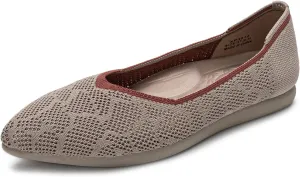 youngshow Women's Ballet Flats Comfortable Work Shoes, Casual Pointed Toe Flats for Office, Dressy Slip-On Walking Shoes